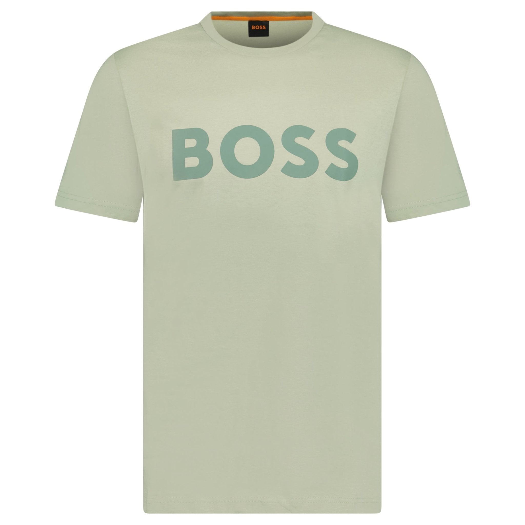 Color variation of Hugo Boss Thinking 1 Logo T-Shirt in Green