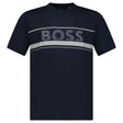 Hugo Boss Iconic Zone Logo T-Shirt in Navy - Boinclo - Outlet Sale Under Retail