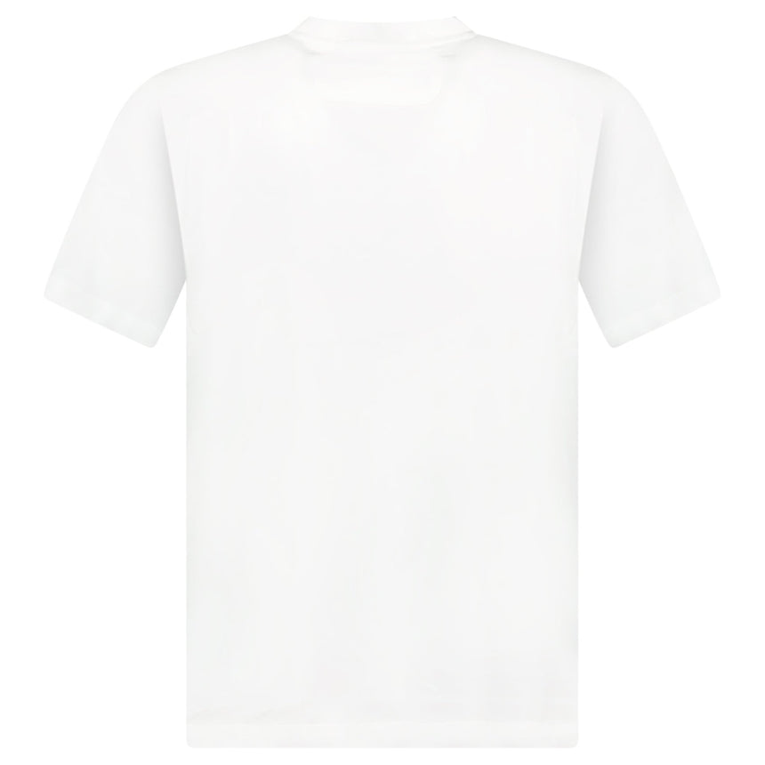 Hugo Boss Iconic Zone Logo T-Shirt in White - Boinclo - Outlet Sale Under Retail