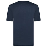 Hugo Boss Linen Tiburt T-Shirt Navy - Boinclo - Outlet Sale Under Retail