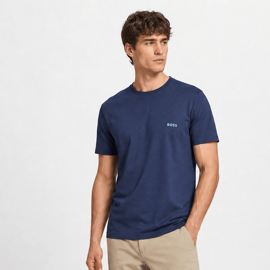 Hugo Boss Mix & Match T-Shirt in Dark Blue - Boinclo - Outlet Sale Under Retail