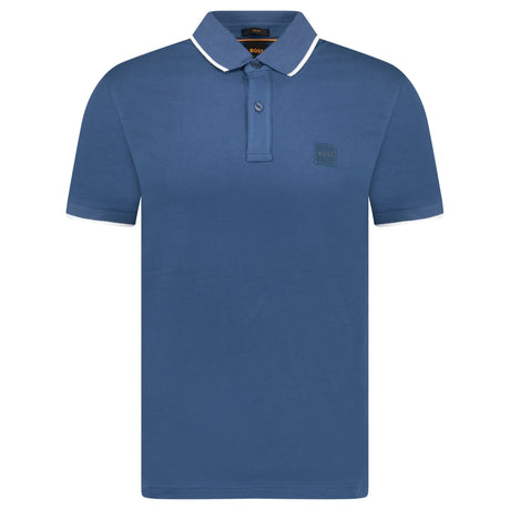 Hugo Boss Passertip Polo T-Shirt in Dark Blue - Boinclo - Outlet Sale Under Retail