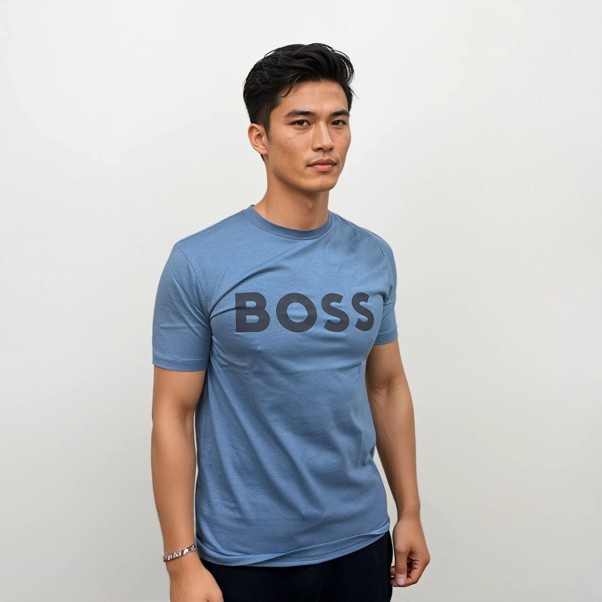 Tシャツ・カットソー Boss Thinking 1 T-Shirt HUGO BOSS STYLE THINKING 1 T-SHIRT WHITE