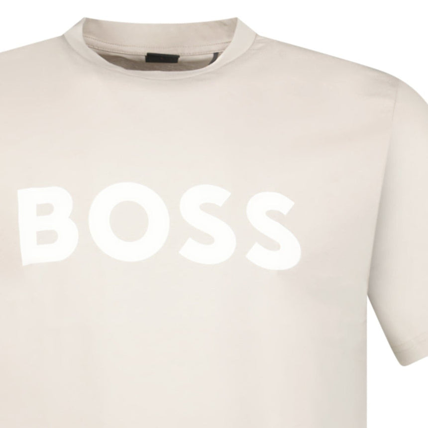 Hugo Boss Thinking 1 Logo T-Shirt in Light Grey - Boinclo - Outlet Sale Under Retail
