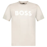 Hugo Boss Thinking 1 Logo T-Shirt in Light Grey - Boinclo - Outlet Sale Under Retail