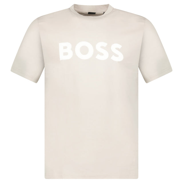 Hugo Boss Thinking 1 Logo T-Shirt in Light Grey - Boinclo - Outlet Sale Under Retail