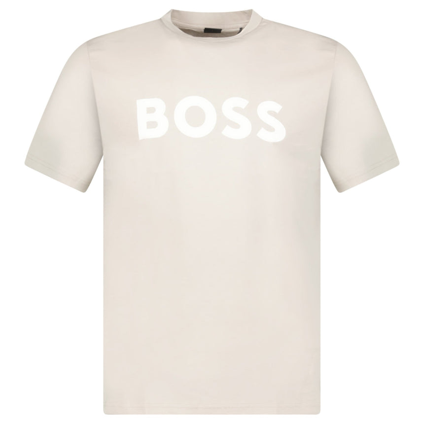 Hugo Boss Thinking 1 Logo T-Shirt in Light Grey - Boinclo - Outlet Sale Under Retail