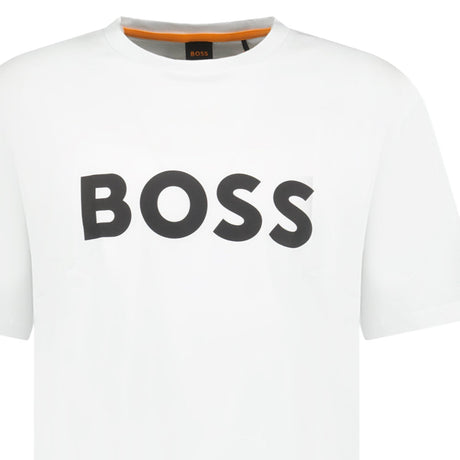 Hugo Boss Thinking 1 Logo T-Shirt in White - Boinclo - Outlet Sale Under Retail