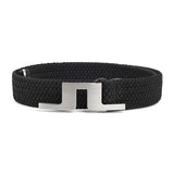 J.Lindeberg Berry Elastic Golf Belt - Black - Boinclo - Outlet Sale Under Retail