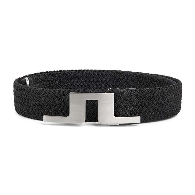 J.Lindeberg Berry Elastic Golf Belt - Black - Boinclo - Outlet Sale Under Retail