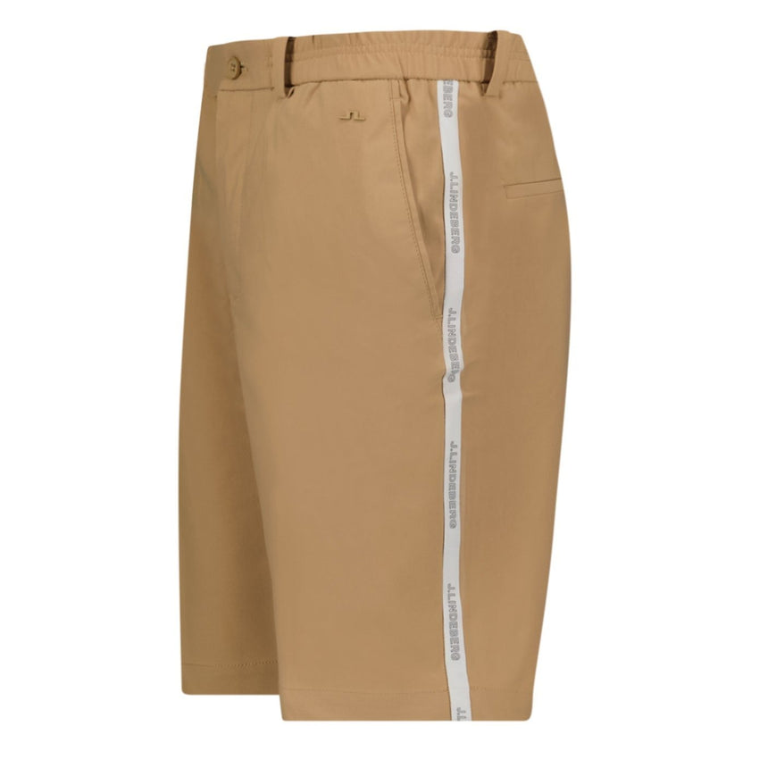 J.Lindeberg Stuart Stripe Golf Shorts Tiger Brown - Boinclo - Outlet Sale Under Retail
