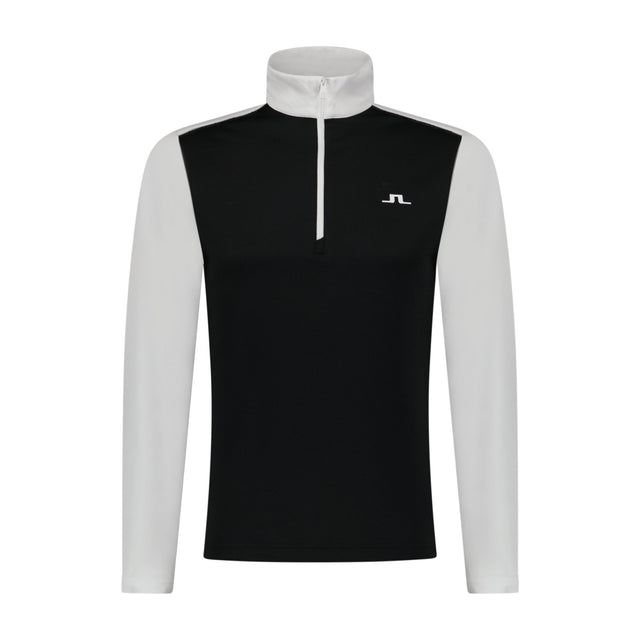 J.Lindeberg Terry Golf Mid Layer Black/White - Boinclo - Outlet Sale Under Retail
