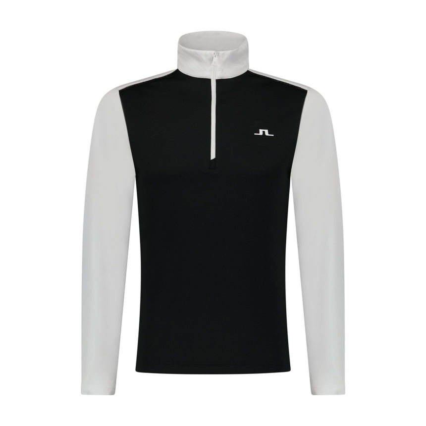 J.Lindeberg Terry Golf Mid Layer Black/White - Boinclo - Outlet Sale Under Retail