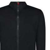 Kiton Zip - Up Track Top in Black - Boinclo - Outlet Sale Under Retail