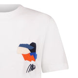 Missoni Colour Embroidery Logo T-Shirt White - Boinclo - Outlet Sale Under Retail
