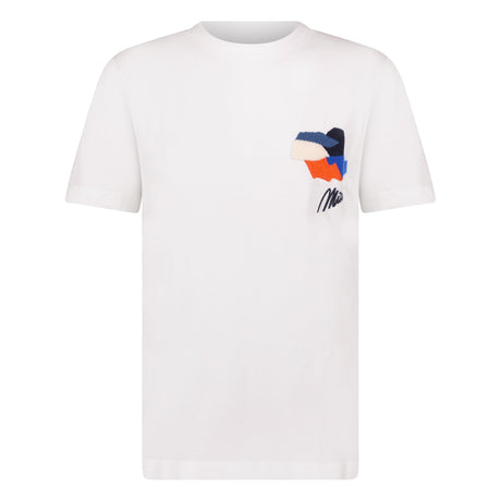 Missoni Colour Embroidery Logo T-Shirt White - Boinclo - Outlet Sale Under Retail