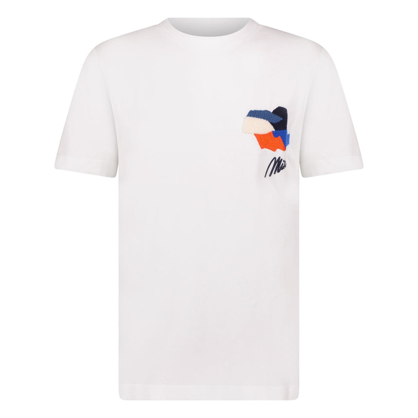 Missoni Colour Embroidery Logo T-Shirt White - Boinclo - Outlet Sale Under Retail