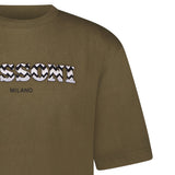 Missoni Logo Embroidery T-Shirt Khaki Green - Boinclo - Outlet Sale Under Retail