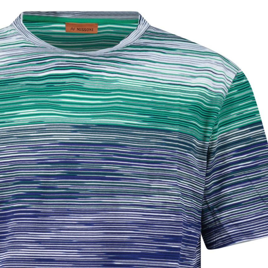 Missoni Slub T-Shirt Multi Blue - Boinclo - Outlet Sale Under Retail