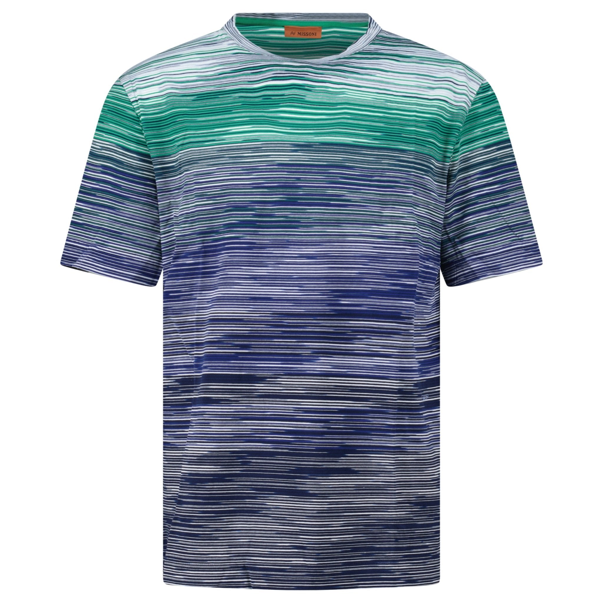 Color variation of Missoni Slub T-Shirt Multi Blue