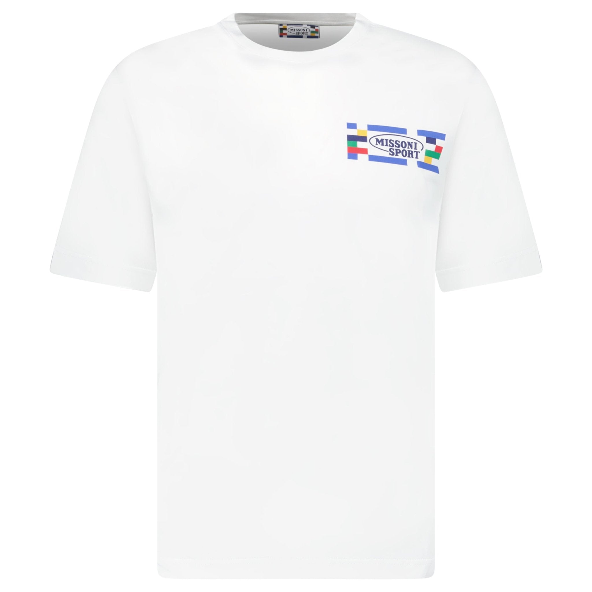 Color variation of Missoni Sport Logo Crewneck T-Shirt White