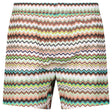 Missoni Zig Zag Swim Shorts Multi Green And Brown - Boinclo - Outlet Sale Under Retail