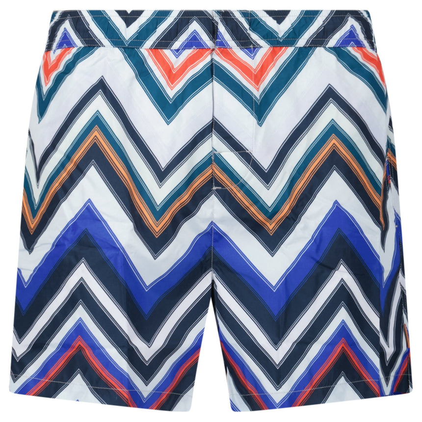 Missoni Zig Zag Swim Shorts Multi Red And Blue - Boinclo - Outlet Sale Under Retail