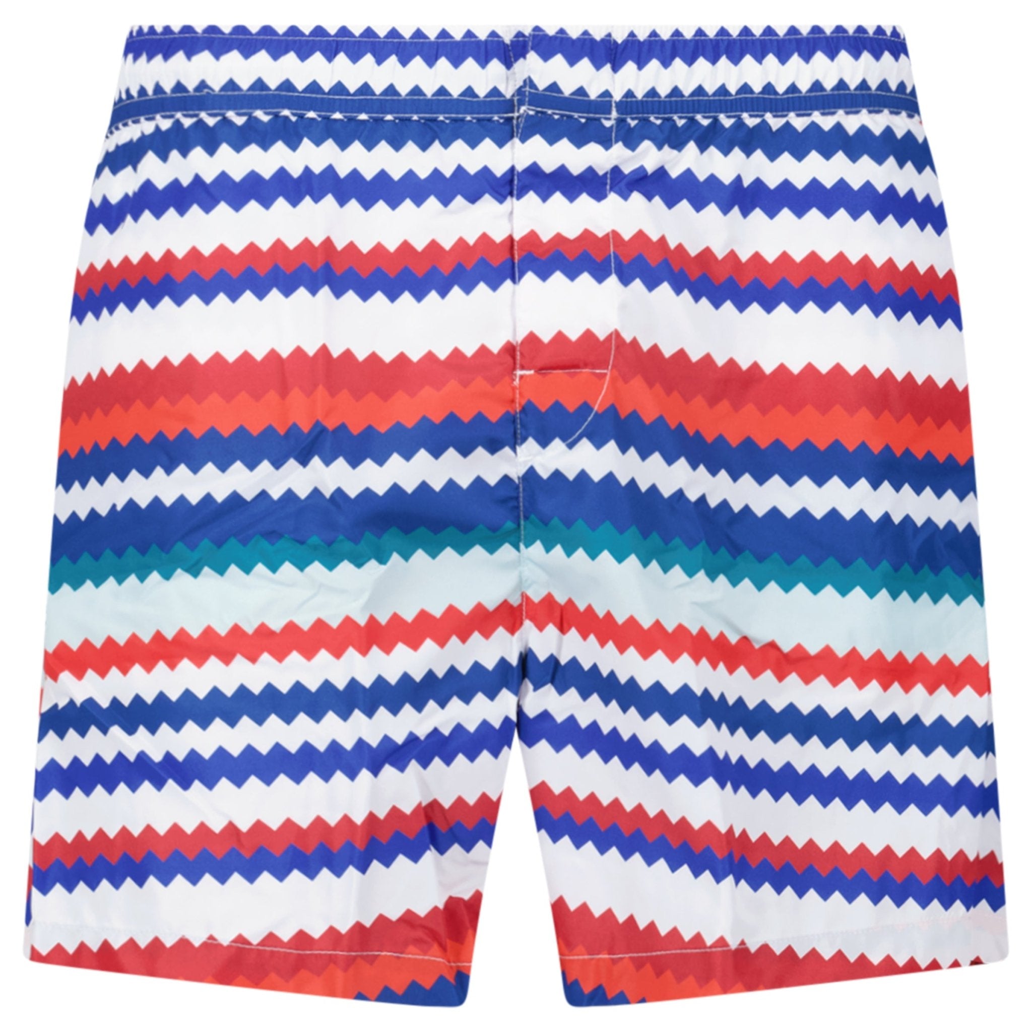 Color variation of Missoni Zig Zag Swim Shorts Multi Red