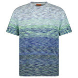 Missoni Space Dye Degrade Short Sleeve T-Shirt Green - Boinclo - Outlet Sale Under Retail