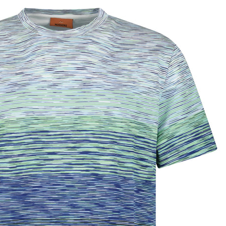 Missoni Space Dye Degrade Short Sleeve T-Shirt Green - Boinclo - Outlet Sale Under Retail