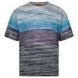 Missoni Space Dye Short Sleeve Stripe T-Shirt Dark Grey - Boinclo - Outlet Sale Under Retail