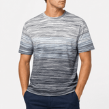 Missoni Space-Dyed Slub Cotton T-Shirt in Light Blue - Boinclo - Outlet Sale Under Retail
