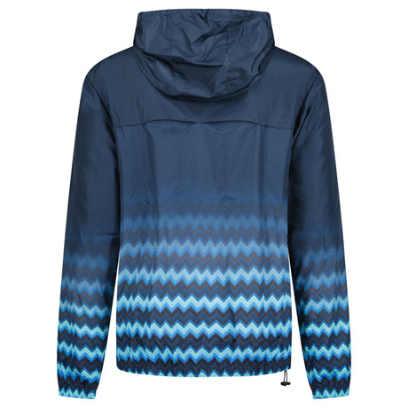 Missoni Sport Navy Pattern Windbreaker Jacket - Boinclo - Outlet Sale Under Retail