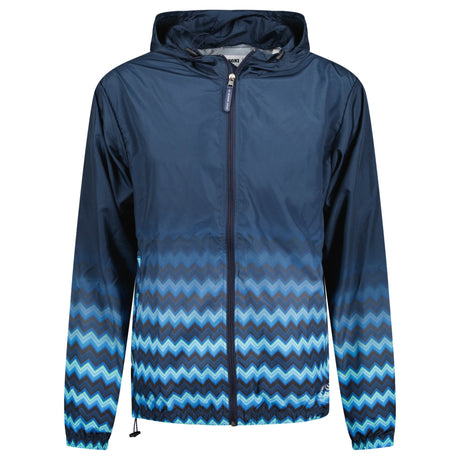 Missoni Sport Navy Pattern Windbreaker Jacket - Boinclo - Outlet Sale Under Retail