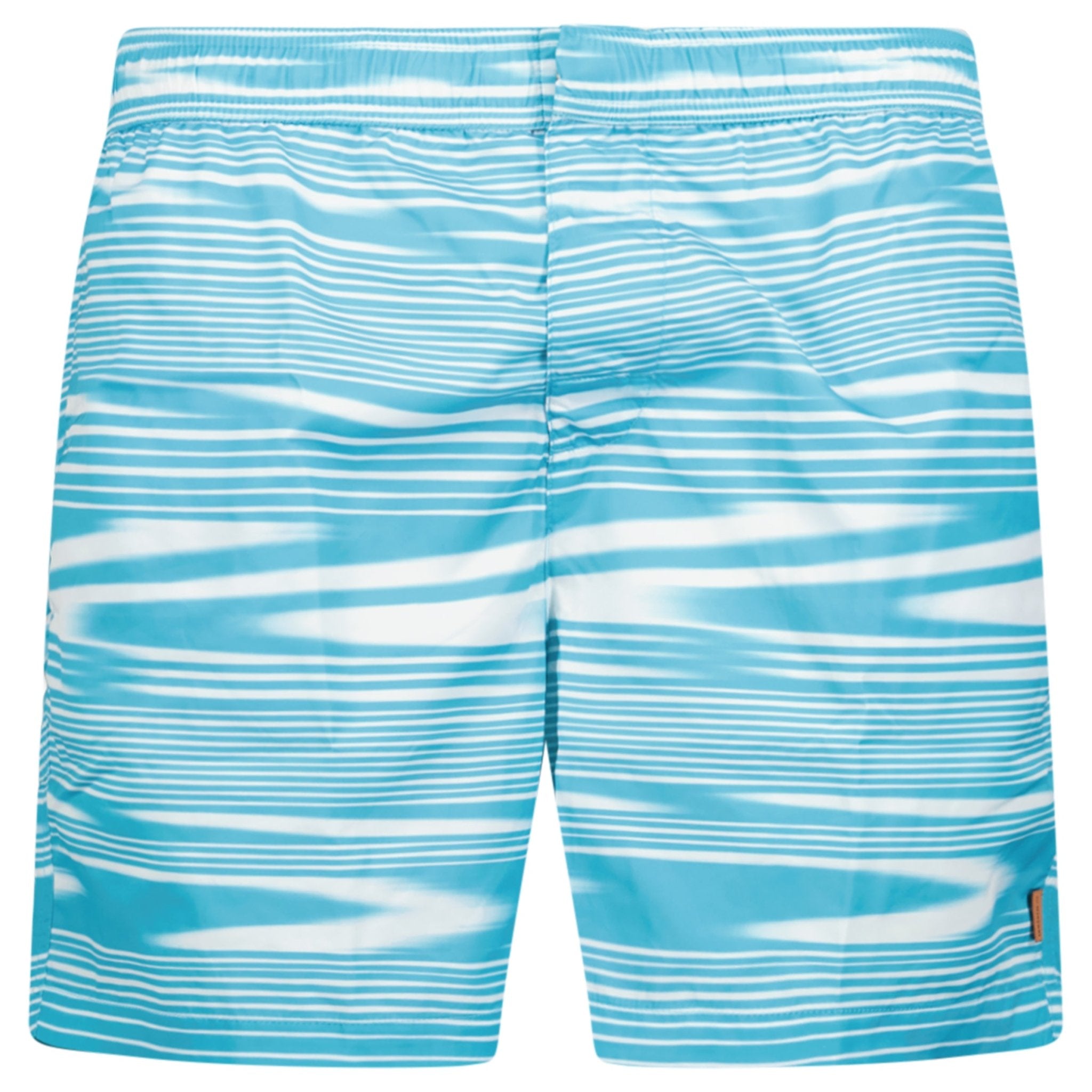 Color variation of Missoni Stripe Swim Shorts Blue & White