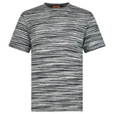 Missoni Striped Short - Sleeved T-Shirt in White/Black - Boinclo - Outlet Sale Under Retail