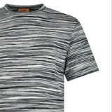 Missoni Striped Short - Sleeved T-Shirt in White/Black - Boinclo - Outlet Sale Under Retail