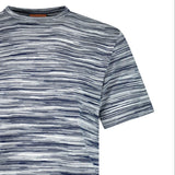 Missoni Striped Short - Sleeved T-Shirt in White/Navy - Boinclo - Outlet Sale Under Retail