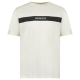 Moncler Band T-Shirt in White - Boinclo - Outlet Sale Under Retail