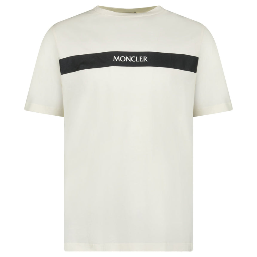 Moncler Band T-Shirt in White - Boinclo - Outlet Sale Under Retail