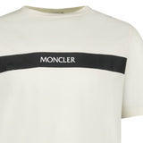 Moncler Band T-Shirt in White - Boinclo - Outlet Sale Under Retail