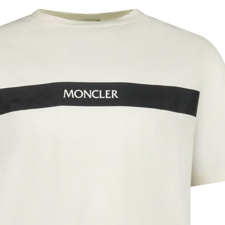 Moncler Band T-Shirt in White - Boinclo - Outlet Sale Under Retail