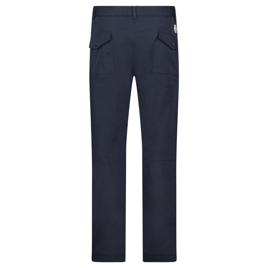 Moncler Belt Buckled Trousers Pants Navy - Boinclo - Outlet Sale Under Retail