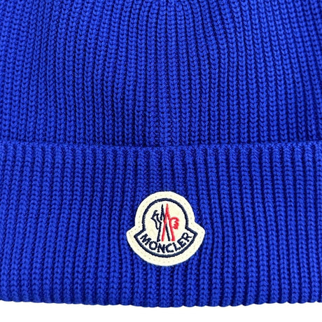 Moncler 'Berretto' Beanie Hat Blue - Boinclo - Outlet Sale Under Retail