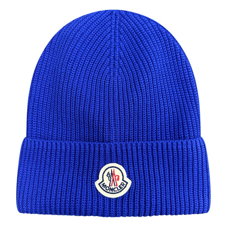 Moncler 'Berretto' Beanie Hat Blue - Boinclo ltd - Outlet Sale Under Retail