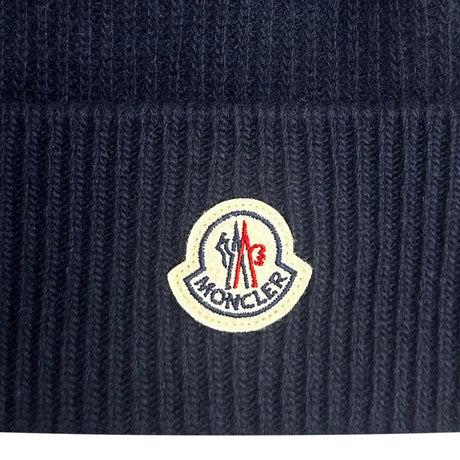 Moncler 'Berretto' Beanie Hat Navy - Boinclo - Outlet Sale Under Retail