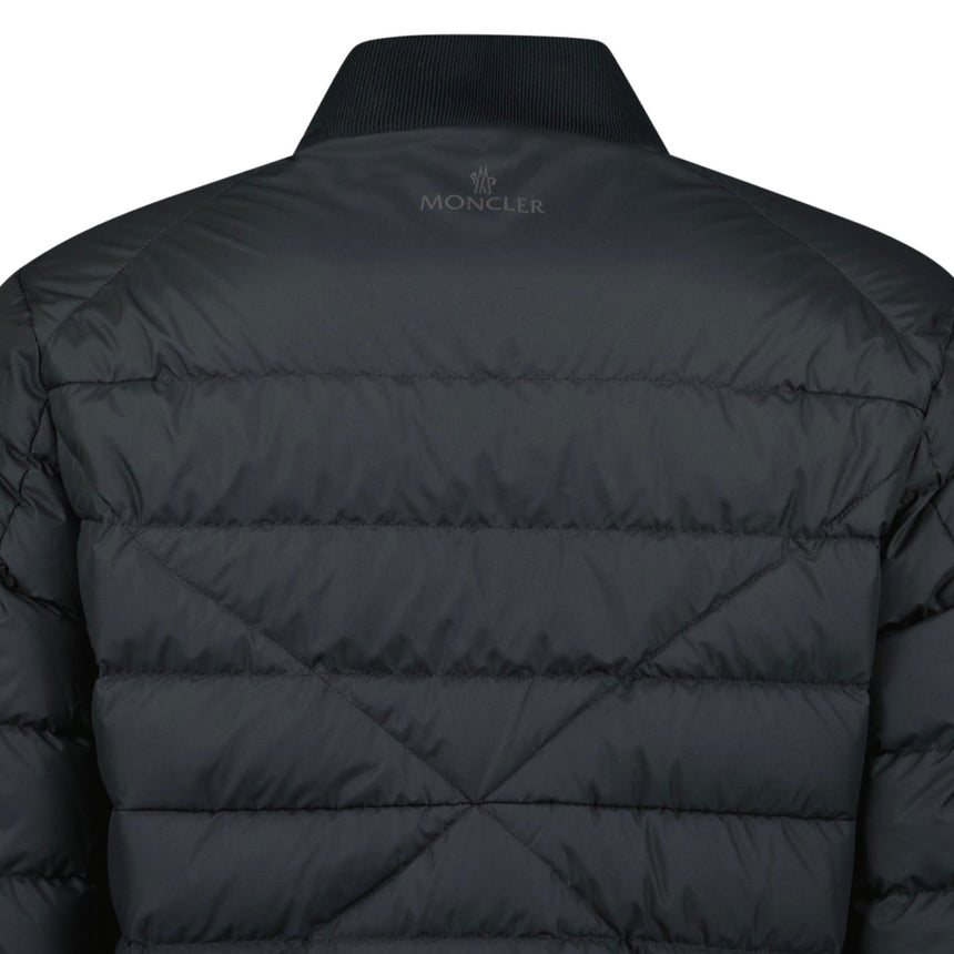 Moncler Black Logo Oise Down Jacket Black - Boinclo - Outlet Sale Under Retail