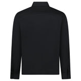 Moncler Cotton Blend Gabardine Shirt Jacket in Black - Boinclo - Outlet Sale Under Retail
