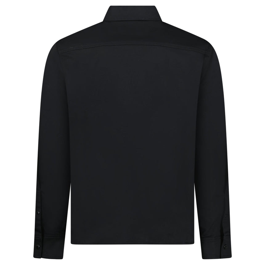 Moncler Cotton Blend Gabardine Shirt Jacket in Black - Boinclo - Outlet Sale Under Retail