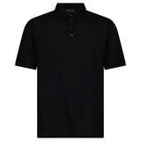 Moncler Edit Short Sleeve Polo Shirt in Black - Boinclo - Outlet Sale Under Retail